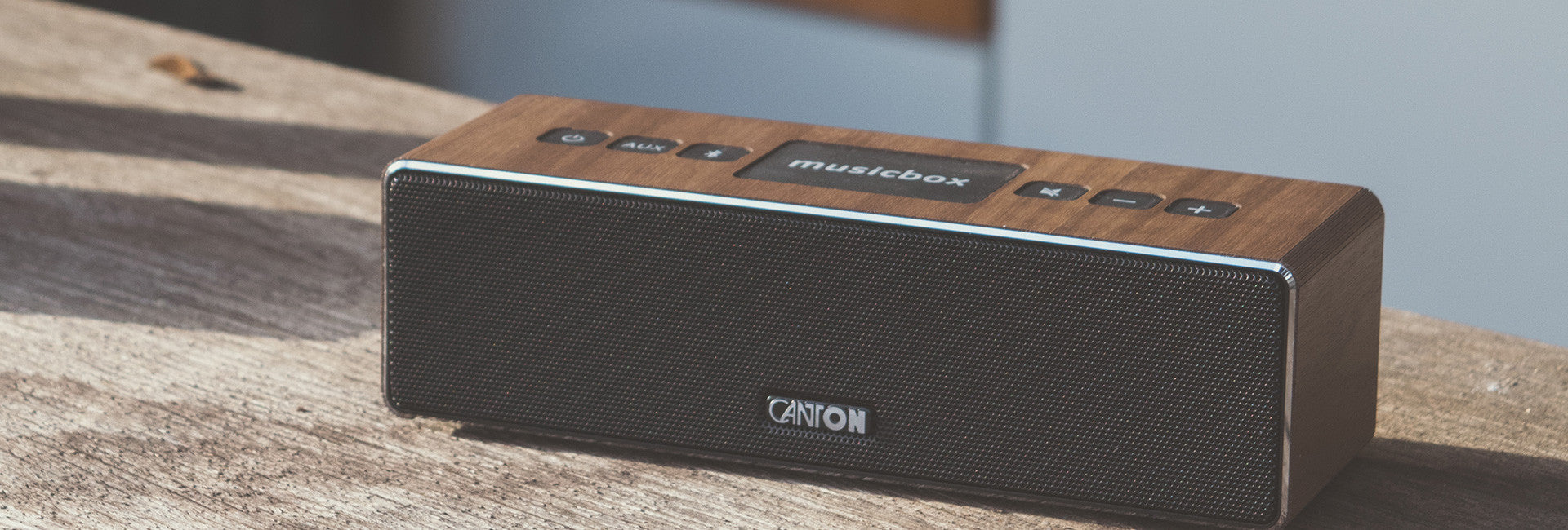 Canton accessory wood cover genuine walnut balolo musicbox xs