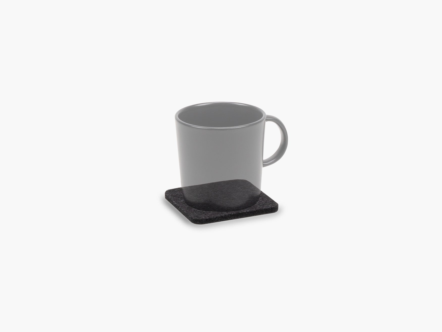 balolo, Desk Coaster Wollfilz Grau, Wollfilz, Schreibtisch-Untersetzer aus Wollfilz, Filz-Untersetzer, Hochwertiger Filz-Coaster für den Arbeitsplatz, wool felt, grey desk coaster, premium desk accessory, office essentials, minimalist design, desk, durable desk protection