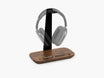balolo, Kopfhörerhalter Solo, Organizer für Kopfhörer, hochwertiger Kopfhörerhalter, Walnussholz, Kopfhörerständer, headphone stand, headphone organizer, walnut, elegant headphone storage, desk organizer, #material_Amerikanischer Nussbaum