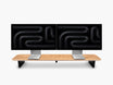 balolo, Setup Cockpit Large, Monitorerhöhung, Arbeiten mit zwei Monitoren, Eichenholz, Ergonomischer Arbeitsplatz, Produktiver Schreibtisch, Platzsparender Arbeitsbereich, organisierter Schreibtisch, Büro, Home Office, Work from home, office, desk shelf, organized desk, Space-saving workspace, oak, desk organization, desktop riser, dual-desktop riser, #material_Eiche