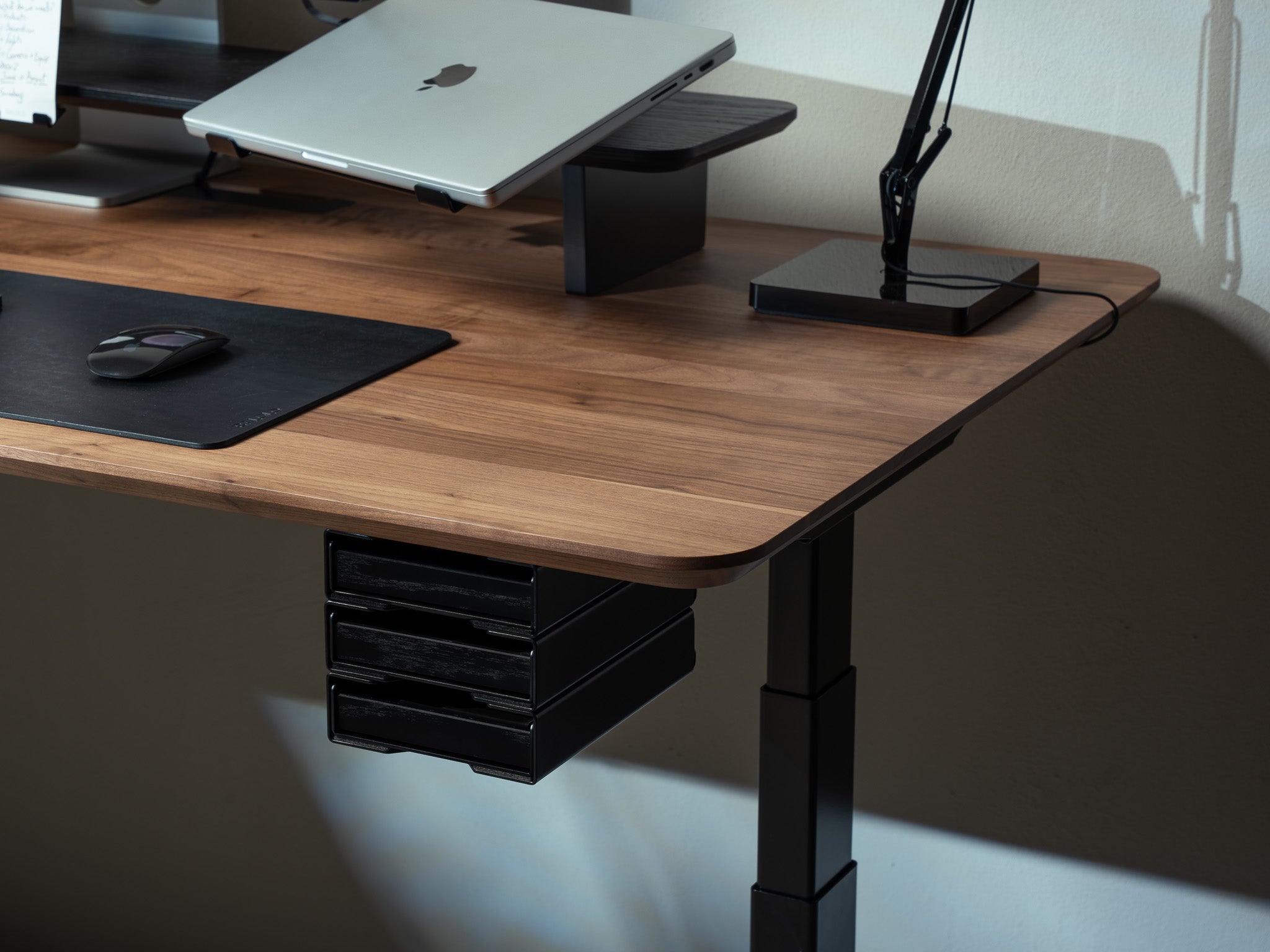 BALOLO, Desk Cockpit, Standing Desk, Stehschreibtisch, Schublade, Tray Set, Schublade für Schreibtisch, Drawer for Desk, Desk Drawer, Home Office, Work from Home, organized workspace, desk setup, @expand #material_All Black