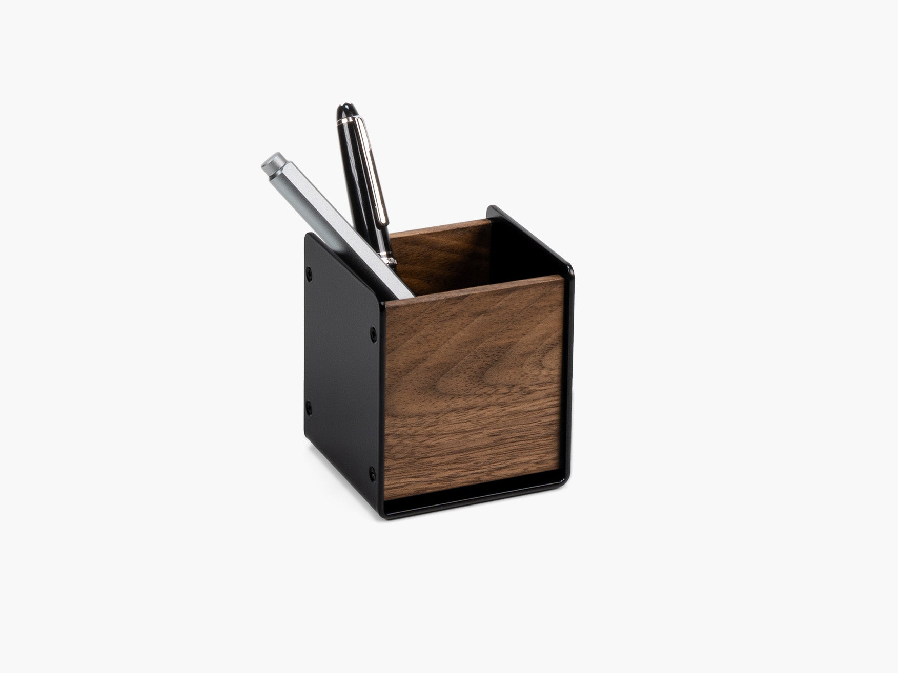 balolo, Stifthalter, Walnussholz, Stiftehalter, Schreibtischzubehör, Stiftablage, Ordnung für Schreibutensilien, Pen holder, Pen organizer, Desk accessory, Pen storage, Organization for desk utensils, office, walnut, #material_Amerikanischer Nussbaum