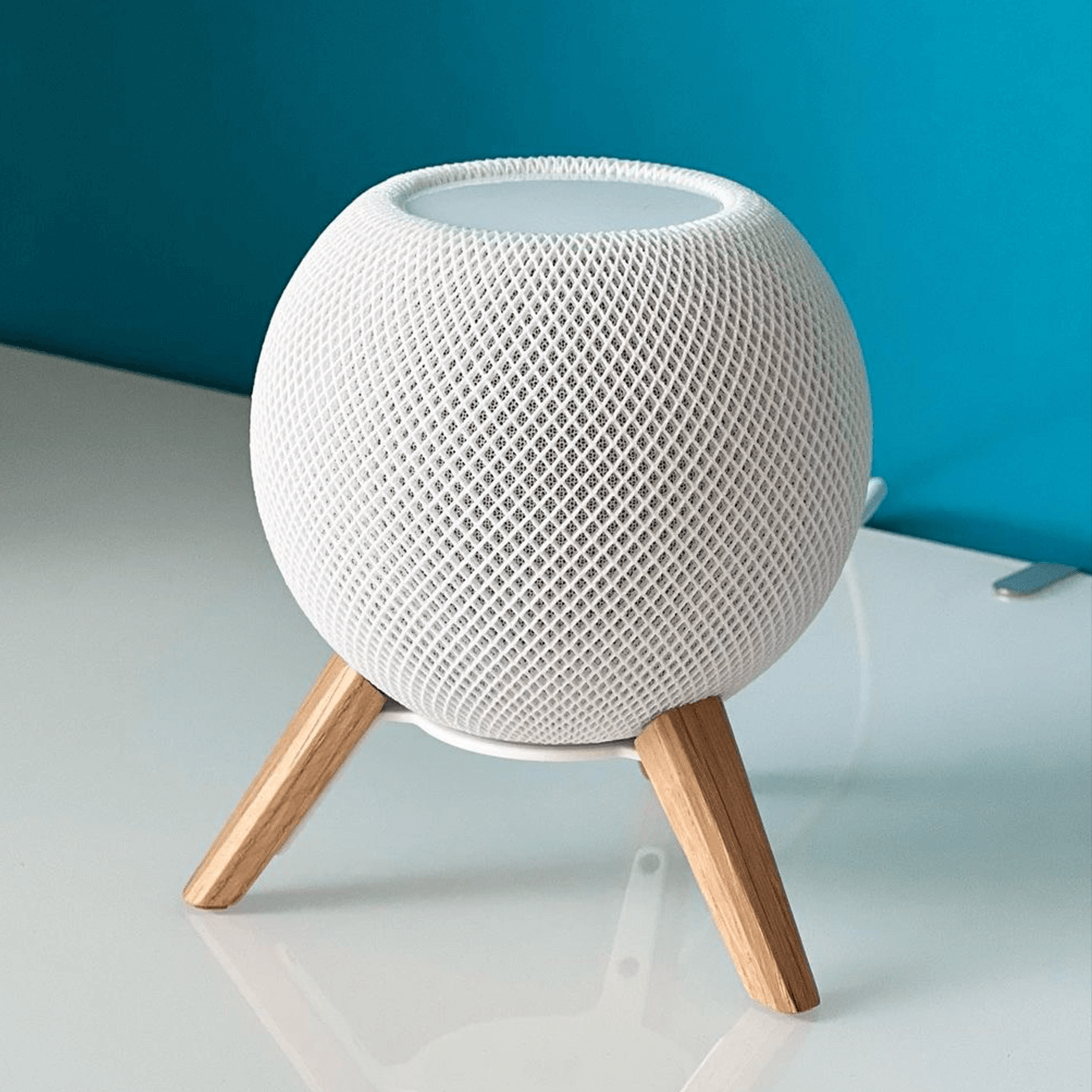 Holzfuß Stand HomePod mini Holz balolo