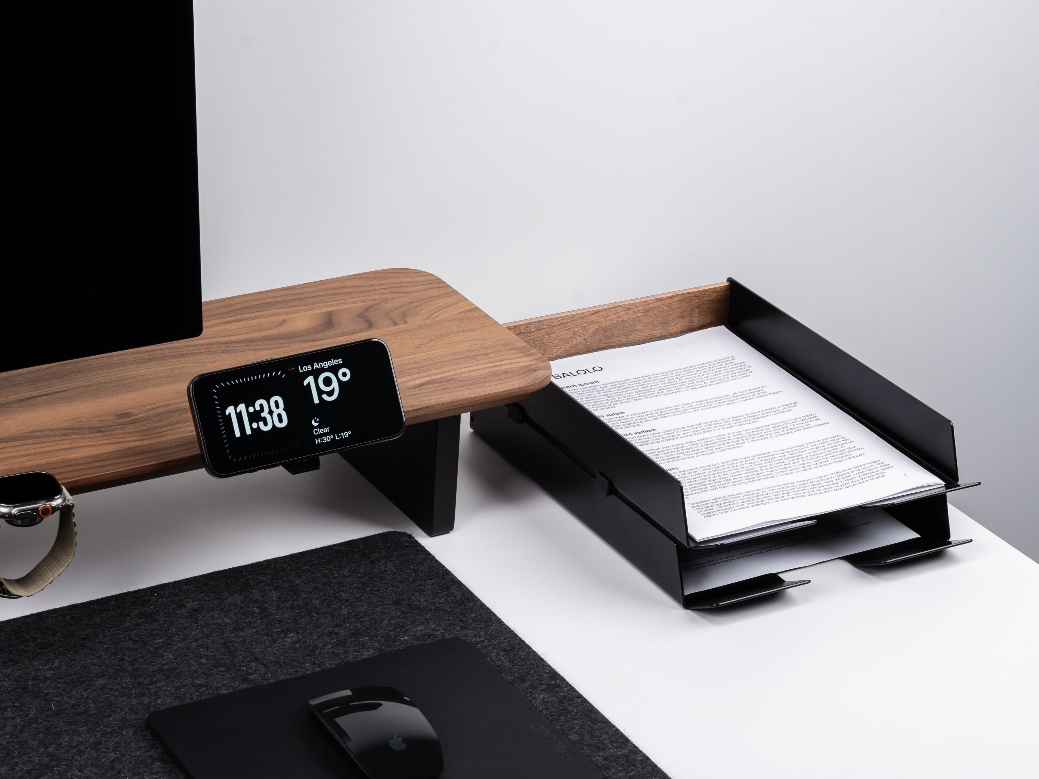 Paper Tray made from Wood - German Craftsmanship | BALOLO