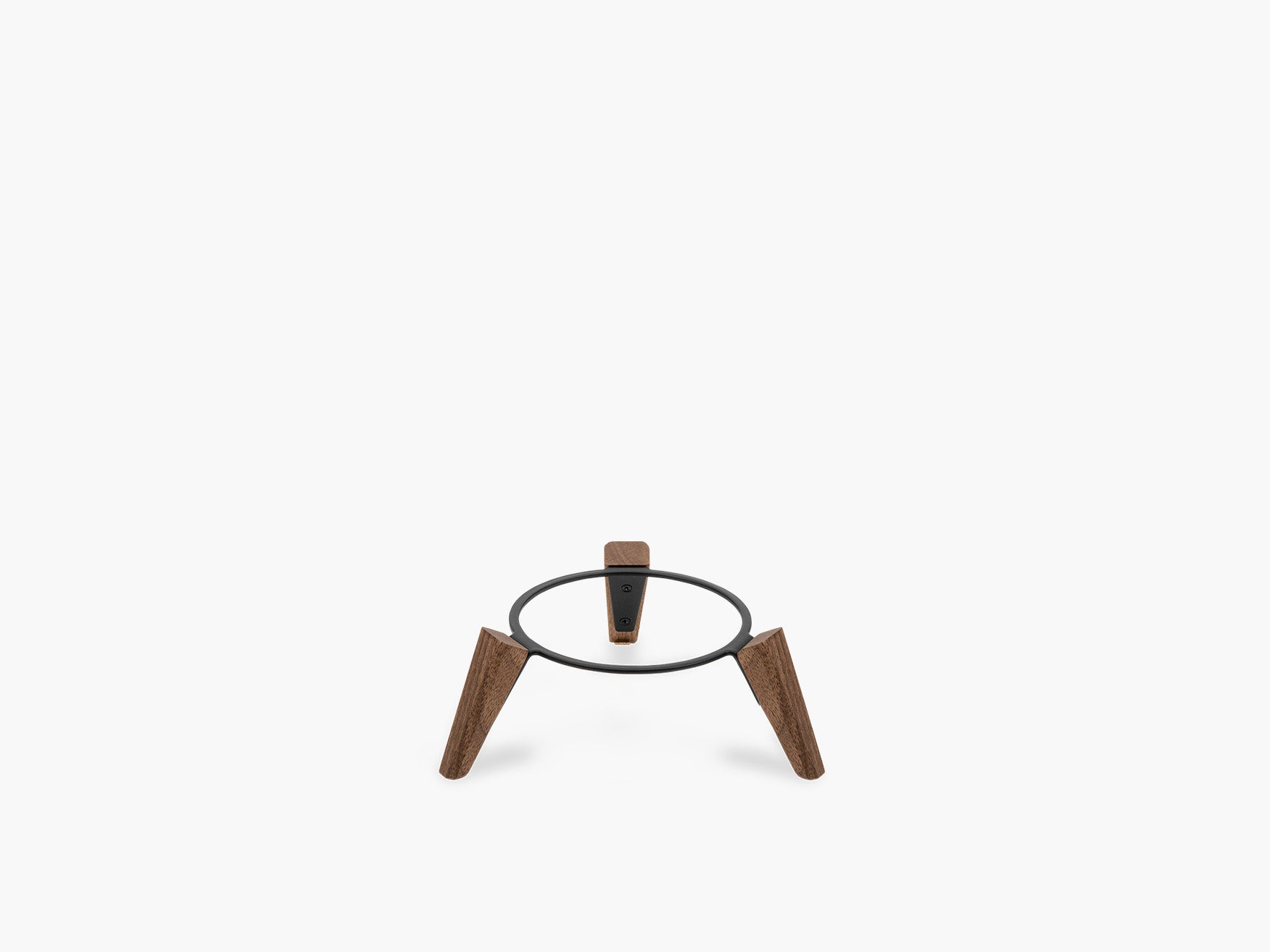 BALOLO, Apple HomePod, TriPod Max, smart speaker, smart speaker stand, home, living room, office, Apple, speaker stand, HomePod Ständer, Stahl, steel, minimalist living, American Walnut, Nussbaum, #material_Amerikanischer Nussbaum