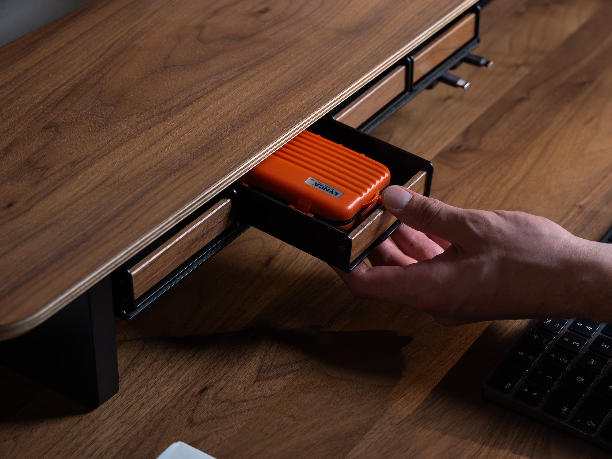 The Setup Cockpit Large & Laptop Dock Set - Walnut | BALOLO