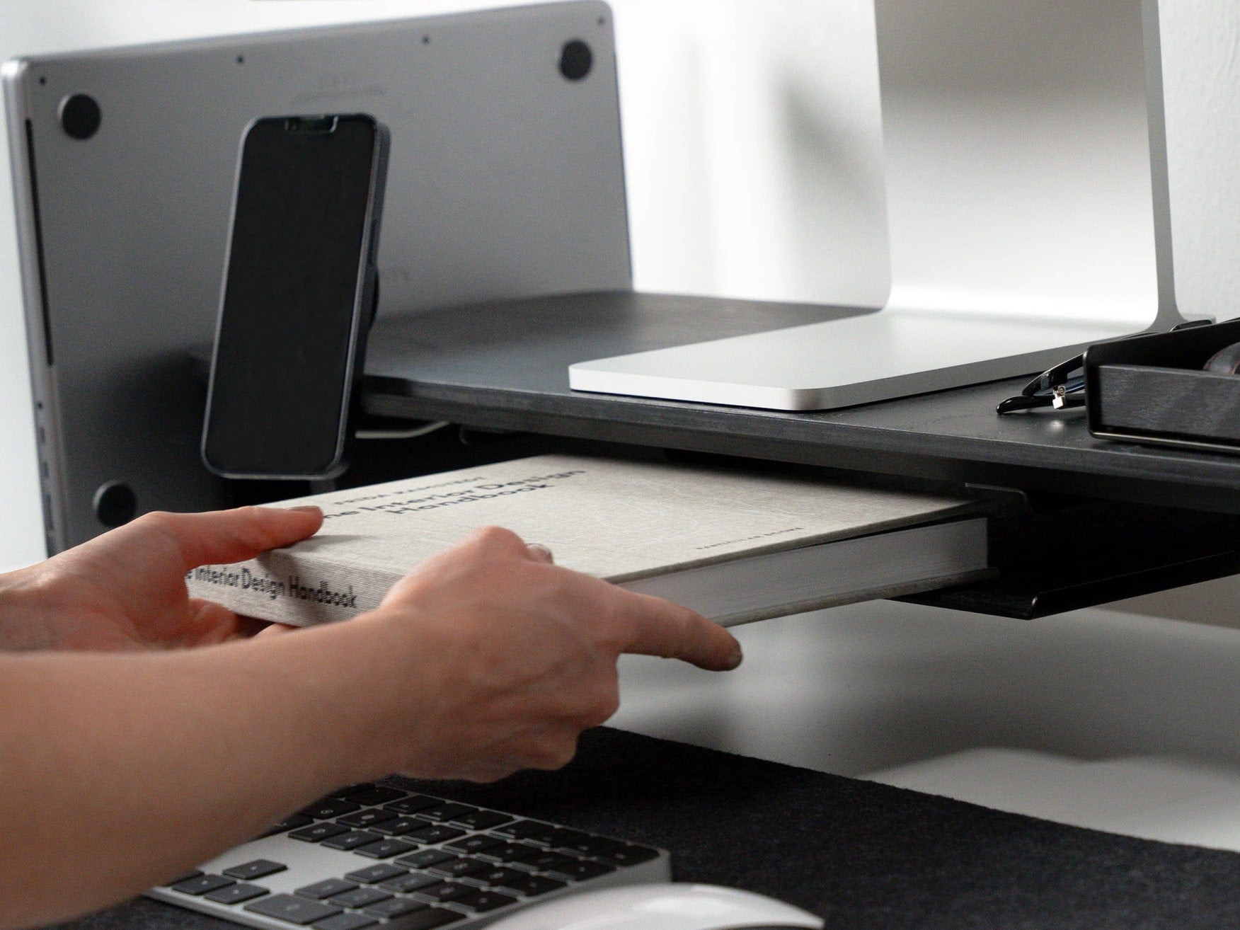 【BALOLO】LargeTray for Setup Cockpit The Tray – Neatly Stores all your Desk & Office Essentials